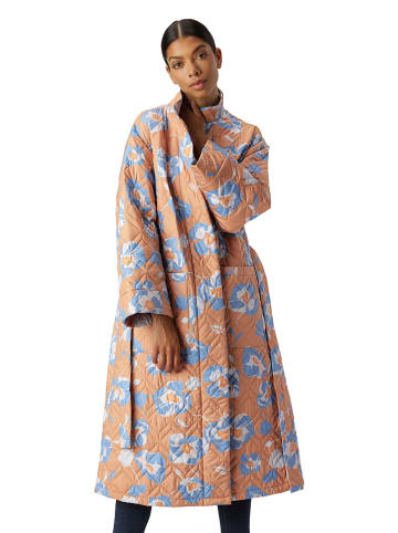 Ilse Jacobsen Steppmantel in Beige/ Hellblau