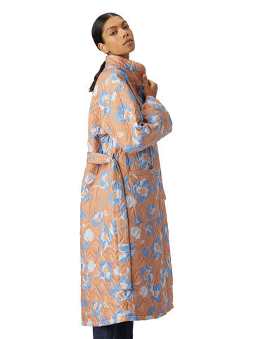 Ilse Jacobsen Steppmantel in Beige/ Hellblau