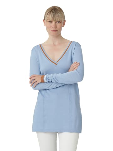 Ilse Jacobsen Sweter "Gwen" w kolorze błękitno-jasnobrązowym