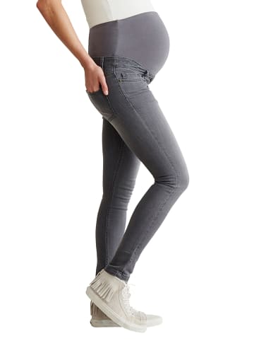 vertbaudet Ciążowe dżinsy - Slim fit - w kolorze szarym