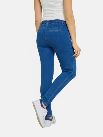 vertbaudet Dżinsy ciążowe - Slim fit - w kolorze niebieskim