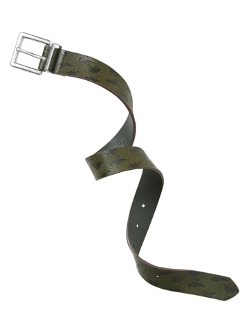 vertbaudet Leren riem kaki