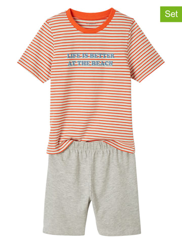 vertbaudet 2er-Set: Pyjamas in Orange