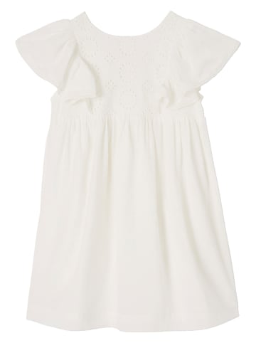 vertbaudet Kleid in Weiß