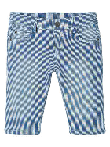 vertbaudet Jeans-Bermudas in Blau