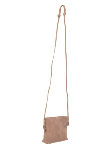 Marc O'Polo Leren schoudertas beige