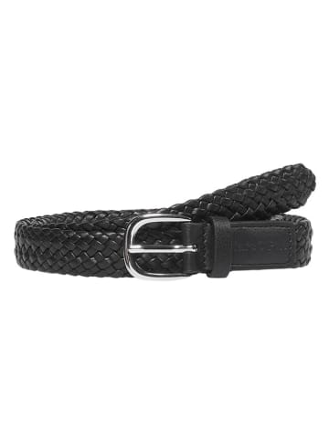 Marc O'Polo Leren riem zwart - (L)85 cm