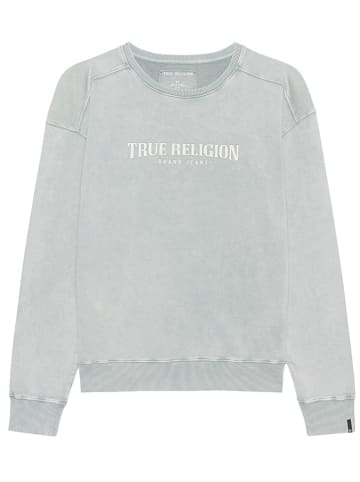 True Religion Bluza w kolorze szarym