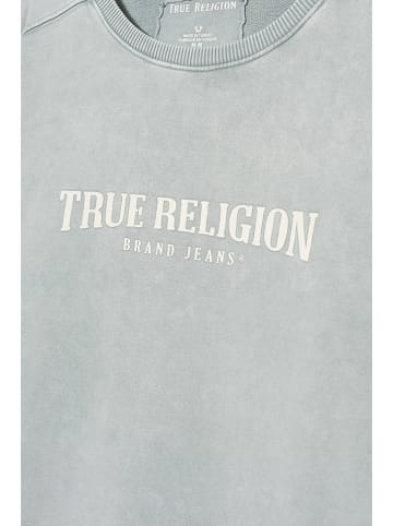 True Religion Bluza w kolorze szarym