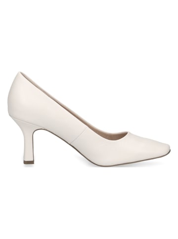 Caprice Leren pumps "Venezia" wit