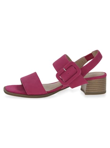 Caprice Leder-Sandaletten "Siena" in Pink