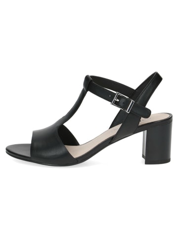 Caprice Leren haksandalen "Edison" zwart