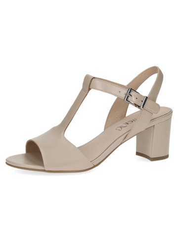 Caprice Leren haksandalen "Edison" beige