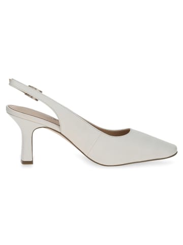 Caprice Leren pumps "Venezia" wit