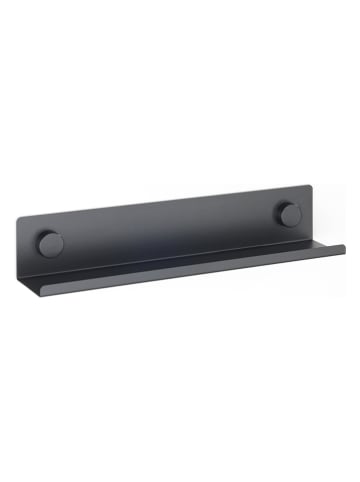 Wenko Küchenregal in Schwarz - (B)40 x (H)7,5 x (T)7 cm