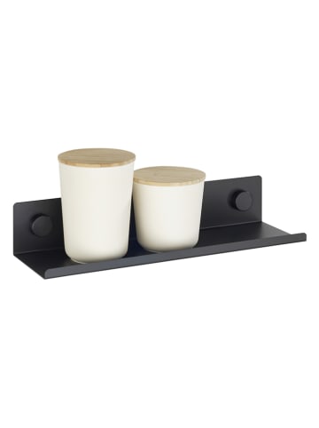 Wenko Keukenrek zwart - (B)40 x (H)7,5 x (D)12 cm