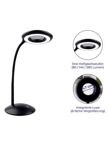 Wenko Bureaulamp zwart