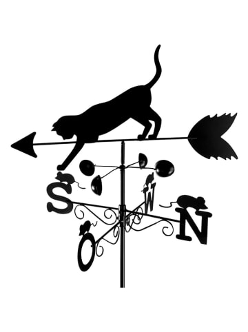 Wenko Windvaan "Kat" zwart