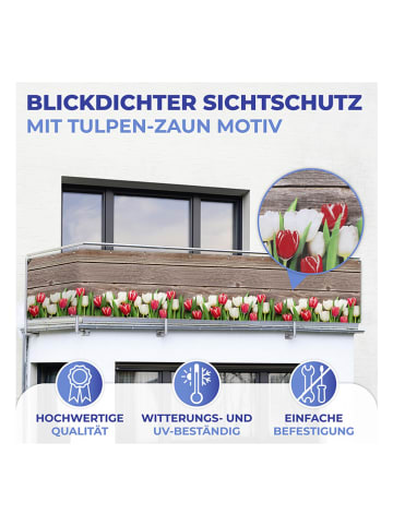 Wenko Balkon-privacyscherm lichtbruin