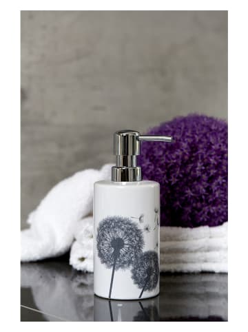 Wenko Seifenspender "Astera"in Weiß/ Schwarz - 360 ml