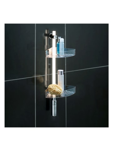 Wenko LED-Duscheckregal in Weiß - (L)74 cm