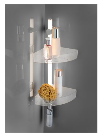 Wenko Półka prysznicowa LED w kolorze białym - dł. 74 cm