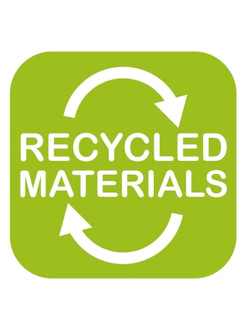 Wenko Anti-schimmel douchegordijn "Navan" beige/blauw - (L)200 x (B)180 cm