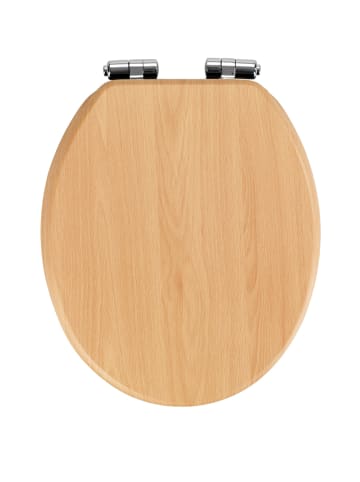 Wenko Absenkautomatik-WC-Sitz in Natur