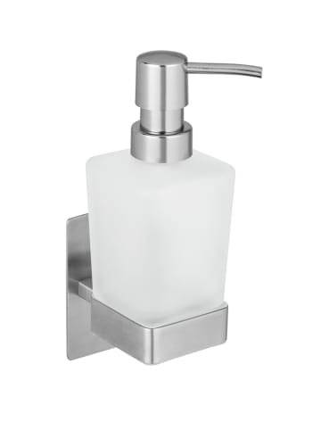 Wenko Dozownik mydła "Genova" w kolorze srebrno-białym - 200 ml