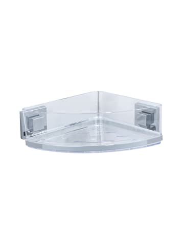 Wenko Edelstahl-Eckablage "Quadro"  - (B)28 x (H)8,5 x (T)19,5 cm
