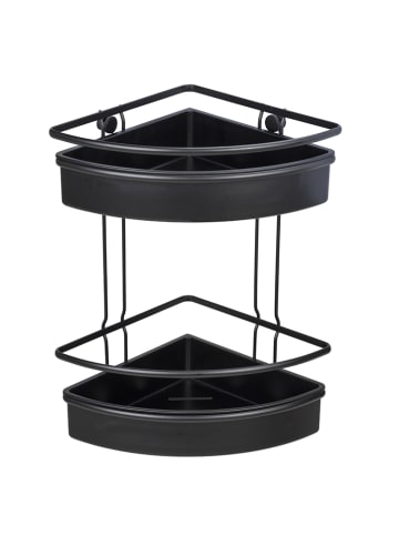 Wenko Eckregal "Molinella" in Schwarz - (B)30 x (H)35 x (T)21,5 cm