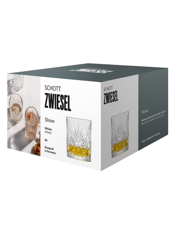 Schott Zwiesel Szklanki (4 szt.) "Show" do whiskey - 334 ml