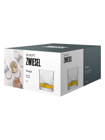Schott Zwiesel Szklanki (4 szt.) "Stage" do whiskey - 364 ml