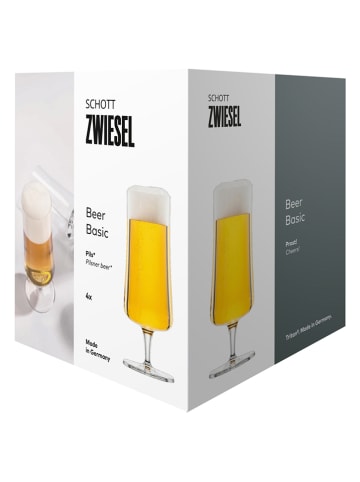 Schott Zwiesel 4er-Set: Biergläser "Beer Basic" - 300 ml