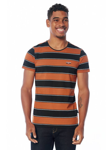 Galvanni Shirt in Orange/ Schwarz