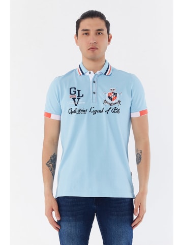 Galvanni Poloshirt in Hellblau