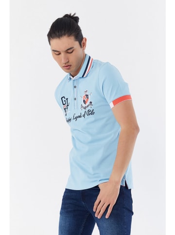 Galvanni Poloshirt in Hellblau