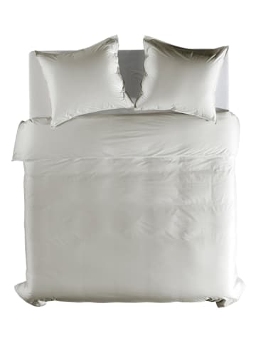 Heckett Lane Perkal beddengoedset grijs