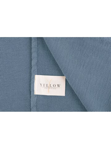 Yellow Bettüberwurf in Blau