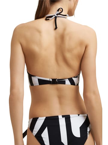 ESPRIT Bikinitop zwart/wit