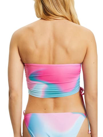 ESPRIT Biustonosz bikini w kolorze turkusowo-różowym