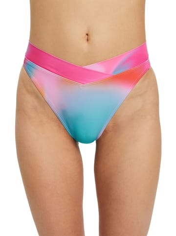 ESPRIT Bikini-Hose in Türkis/ Pink