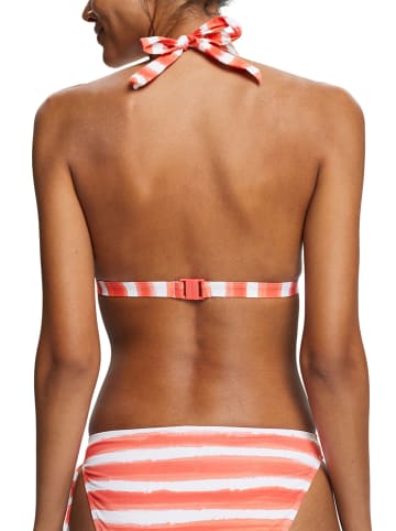 ESPRIT Biustonosz bikini w kolorze pomarańczowo-białym