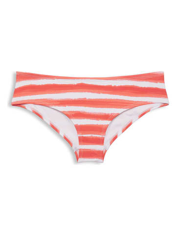 ESPRIT Bikini-Hose in Orange/ Weiß