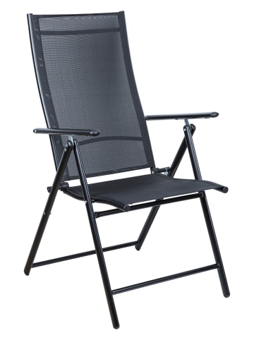 Nature Fellow Tuinklapstoel antraciet - (B)68 x (H)106 cm