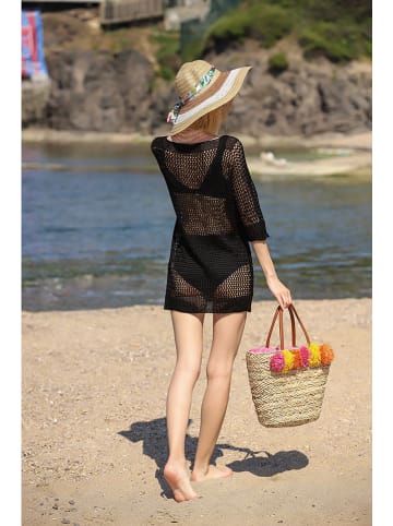 Milan Kiss Sukienka plażowa w kolorze czarnym