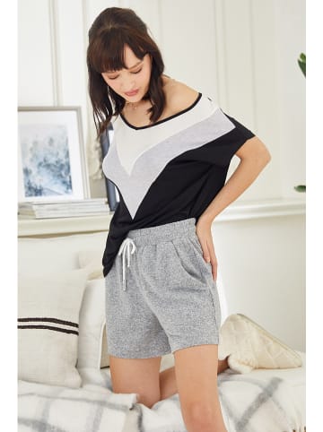 Milan Kiss Sweatshort grijs