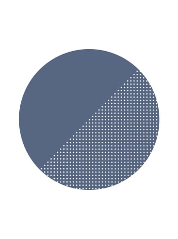 TODDLEKIND Speelmat "Spotted Blue Pansay" blauw - Ø 105 cm