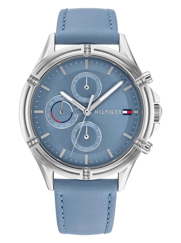 Tommy Hilfiger Chronograaf "Ariana" blauw/zilverkleurig