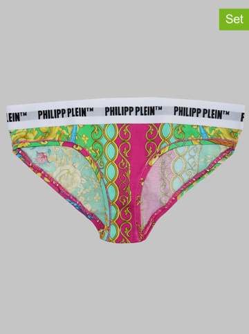 Philipp Plein 2-delige set: hipsters groen/roze